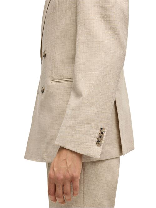 Abito beige in misto lana Hugo Boss | 50540783131